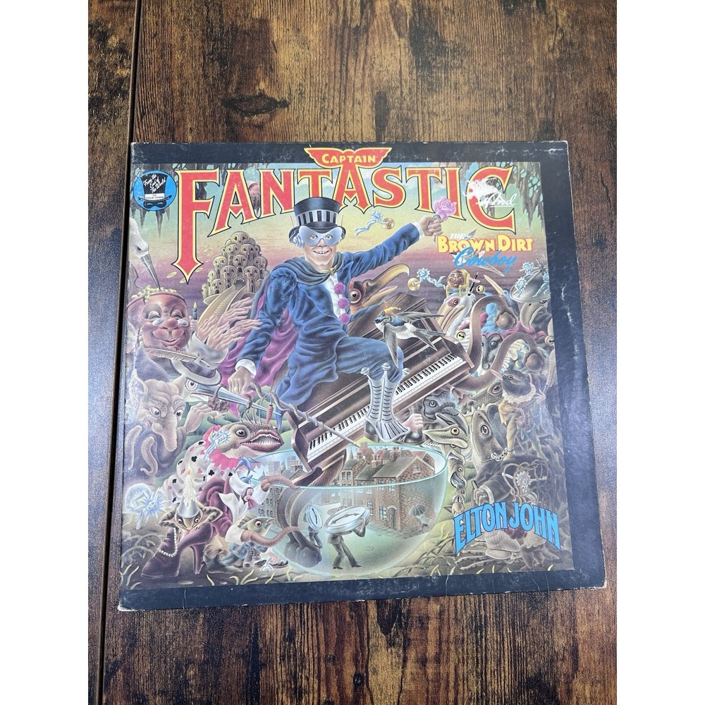 Elton John Captain Fantastic Lp Vinyl 1975